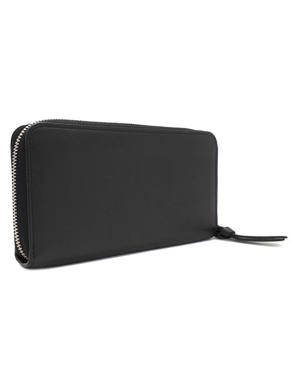 Louis Vuitton Lockme Long Zippy Round Zipper Wallet Black